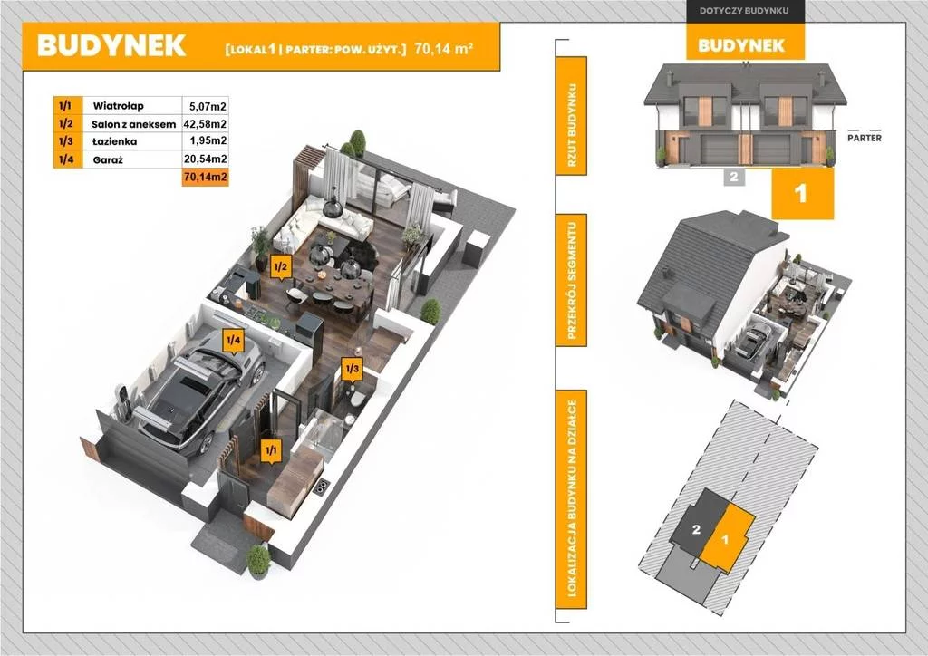 Dom 145,53 m², oferta nr , 8936/3186/ODS, Reda, Jaworowa
