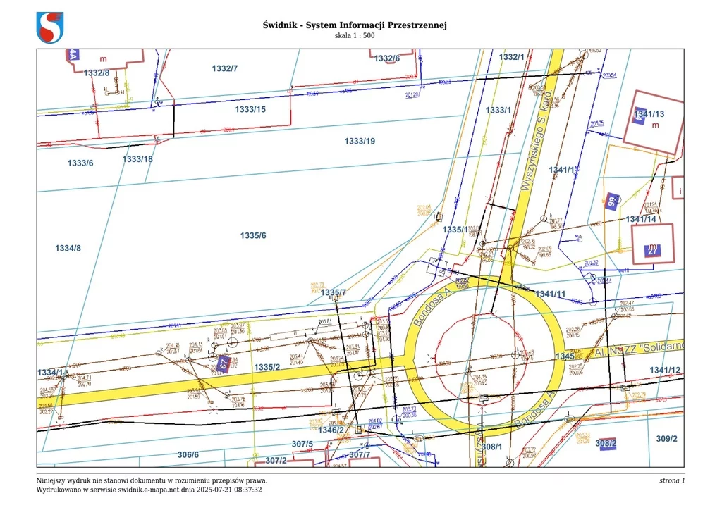 Działka 2 319,00 m², oferta nr , 42823/3186/OGS, Świdnik, Al. NSZZ "Solidarność"
