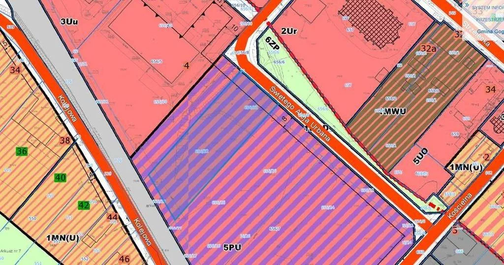 Działka 2 659,00 m², oferta nr , 43050/3186/OGS, Gogolin, Aleja Świętego Urbana