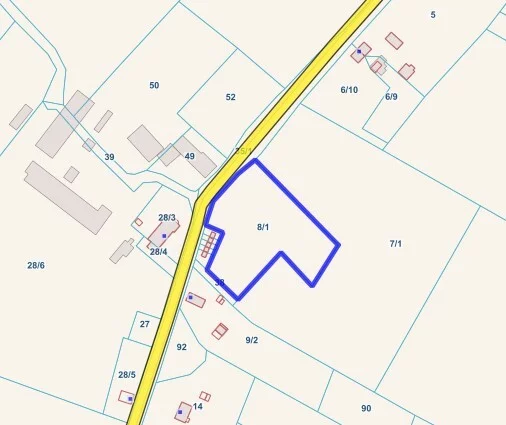 Działka 6 908,00 m², Blunaki, Sprzedaż