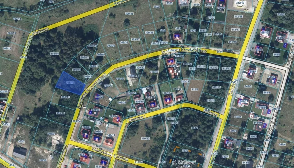 Działka 949,00 m², oferta nr , 43124/3186/OGS, Trzcianka, Bolesława Krzywoustego
