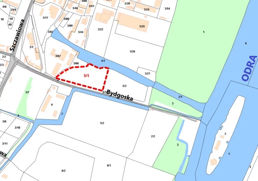 Działka 15 205,00 m², oferta nr , 42937/3186/OGS, Szczecin, Bydgoska