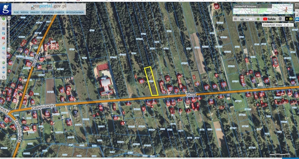 Działka 1 564,00 m², oferta nr , 43150/3186/OGS, Siewierz, Długa