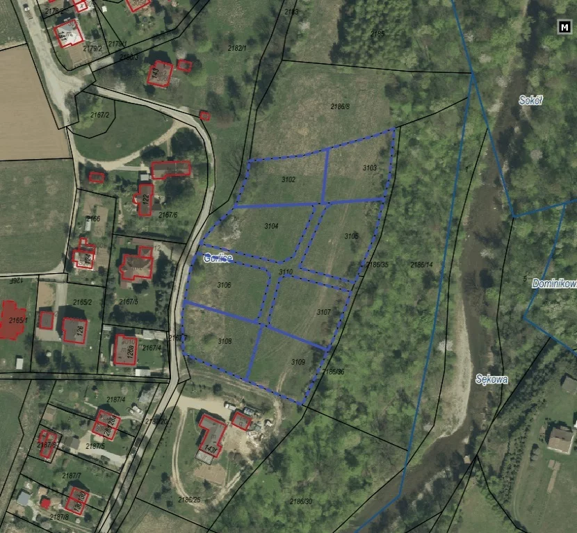 Działka 1 033,00 m², oferta nr , 42940/3186/OGS, Gorlice, Jana Kochanowskiego