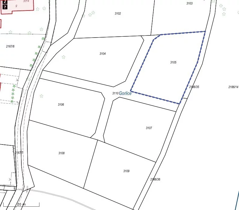 Działka 1 033,00 m², oferta nr , 42940/3186/OGS, Gorlice, Jana Kochanowskiego