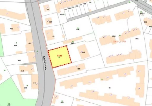 Działka 2 970,00 m², oferta nr , 42835/3186/OGS, Szczecin, Krakowska