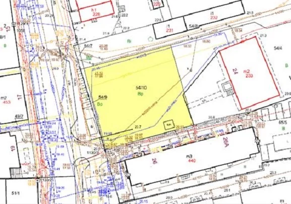 Działka 2 970,00 m², oferta nr , 42835/3186/OGS, Szczecin, Krakowska