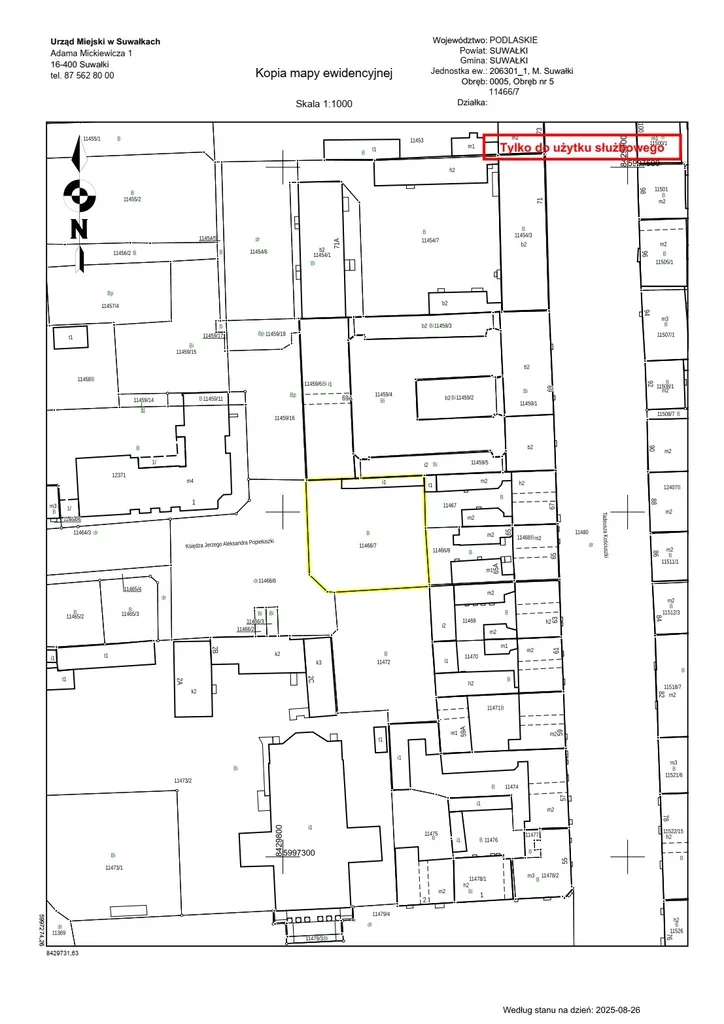 Apartamenty 42755/3186/OGS Suwałki Księdza Jerzego Aleksandra Popiełuszki