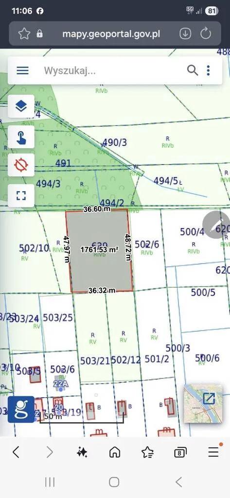 Działka 1 800,00 m², oferta nr , 42954/3186/OGS, Dąbrowa Tarnowska, Leśna