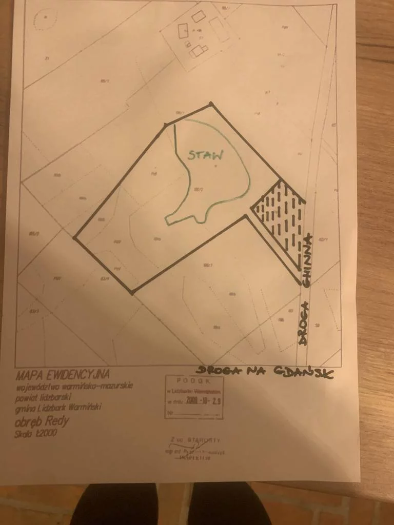 Działka 34 500,00 m², oferta nr , 38981/3186/OGS, Lidzbark Warmiński