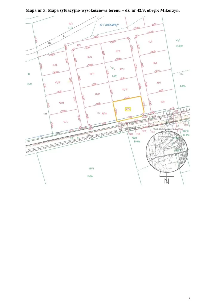 Działka 864,00 m², oferta nr , 42818/3186/OGS, Mikorzyn