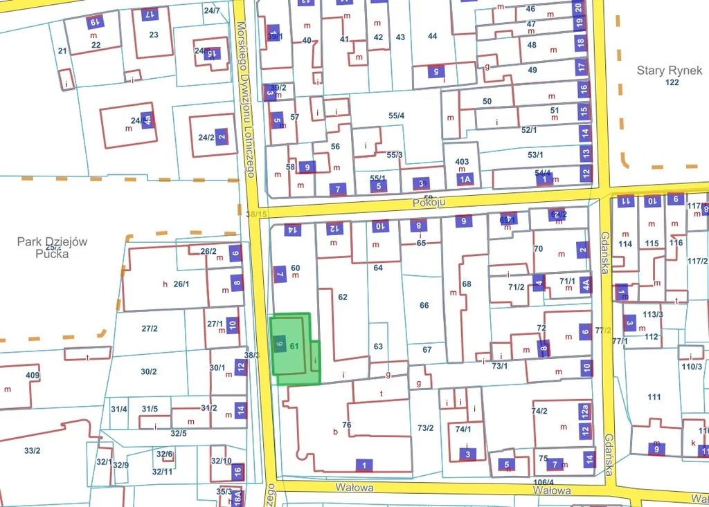 Działka 287,00 m², Puck, Morskiego Dywizjonu Lotniczego, Sprzedaż