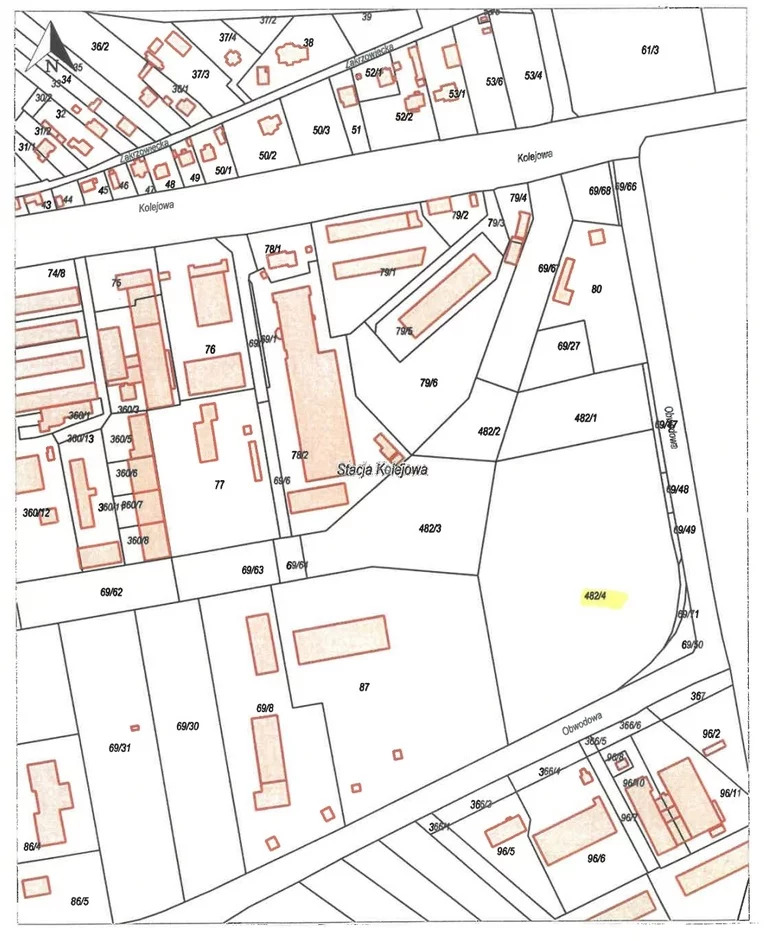 Działka 24 959,00 m², Kraśnik, Obwodowa, Sprzedaż