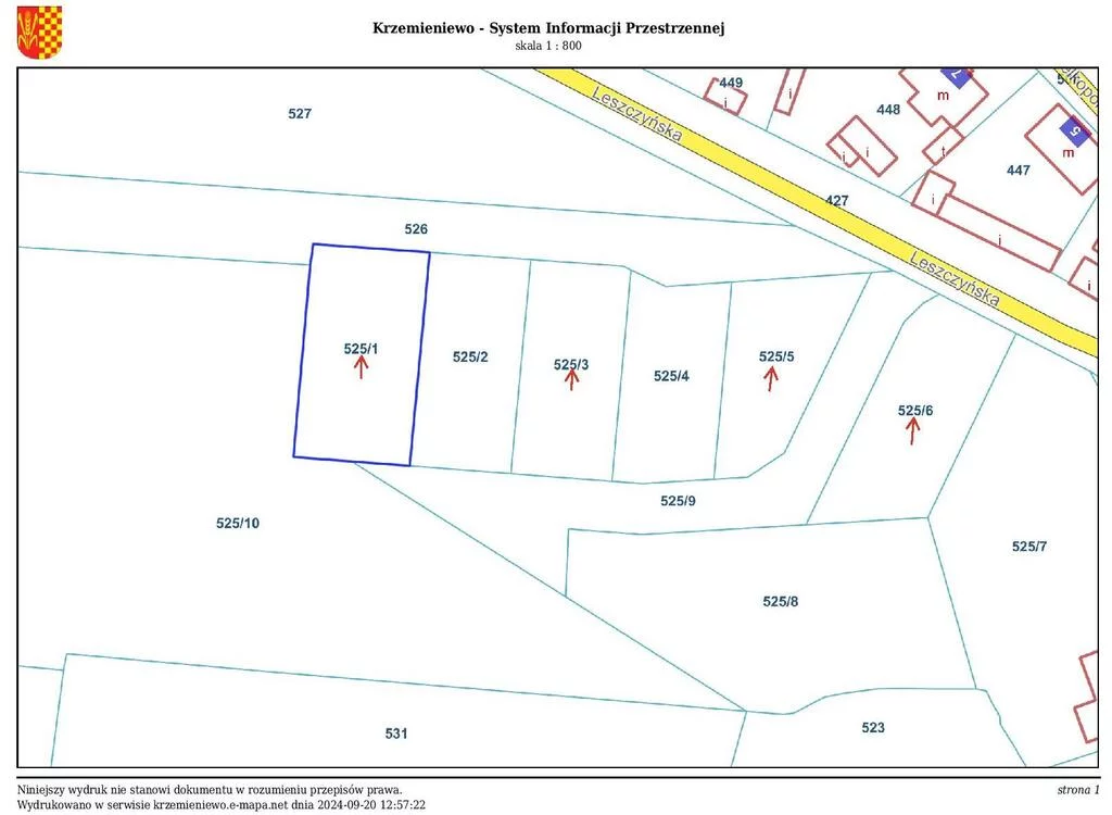 Działka 976,00 m², Pawłowice, Sprzedaż