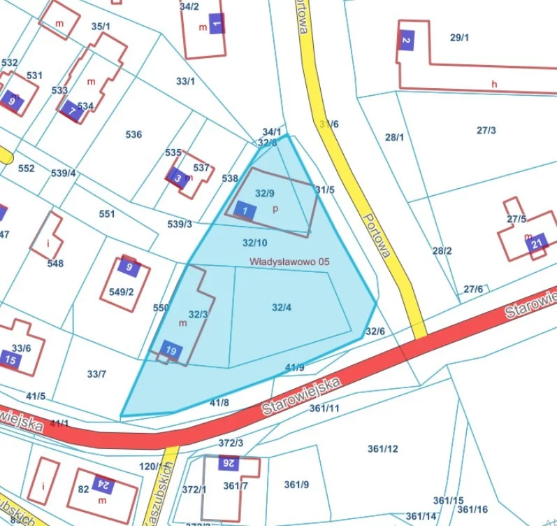 Działka 2 353,00 m², Władysławowo, Portowa, Sprzedaż