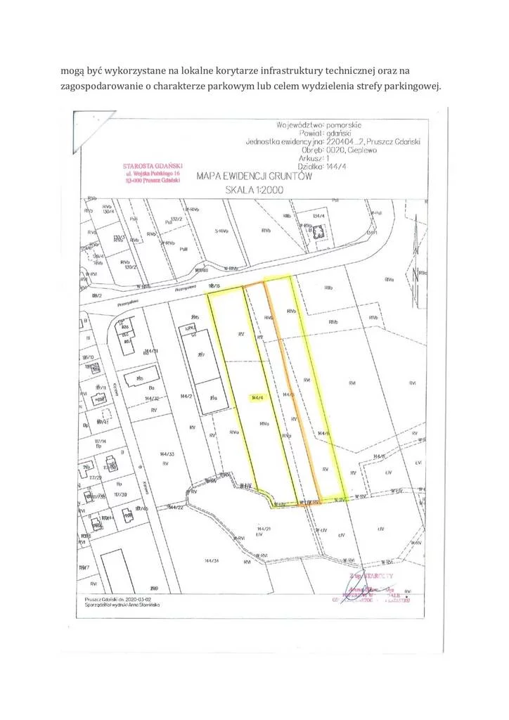 Działka 11 100,00 m², oferta nr , 42586/3186/OGS, Cieplewo, Przemysłowa