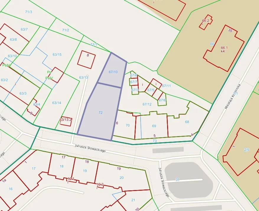 Działka 821,00 m², Lubań, Słoneczna, Sprzedaż