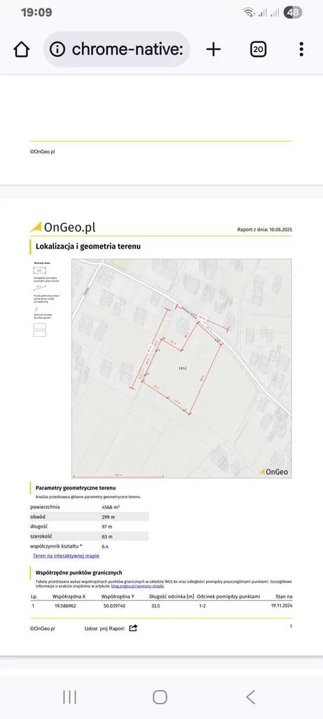 Działka 4 568,00 m², oferta nr , 43187/3186/OGS, Brodła, św. Floriana