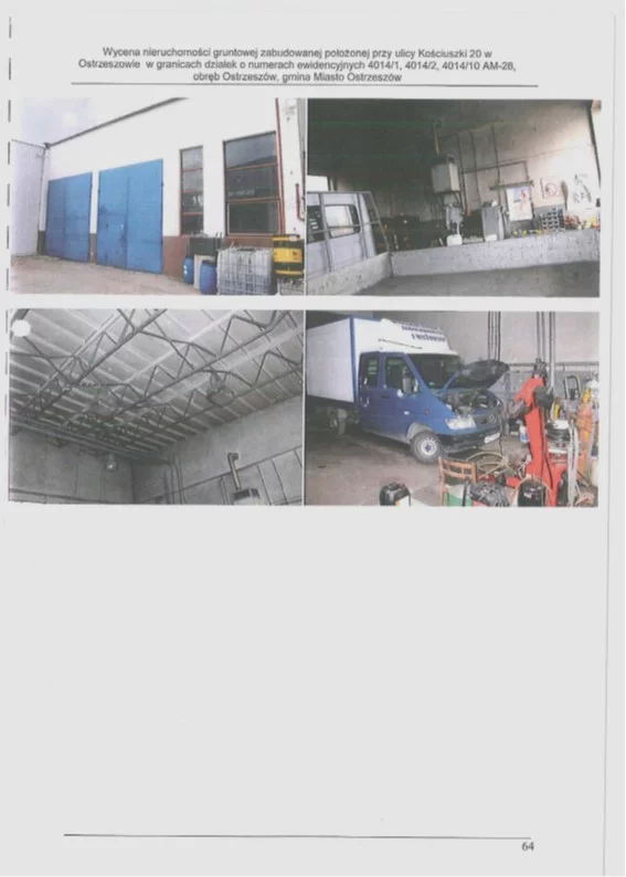 Działka 11 131,00 m², oferta nr , 42948/3186/OGS, Ostrzeszów, Tadeusza Kościuszki