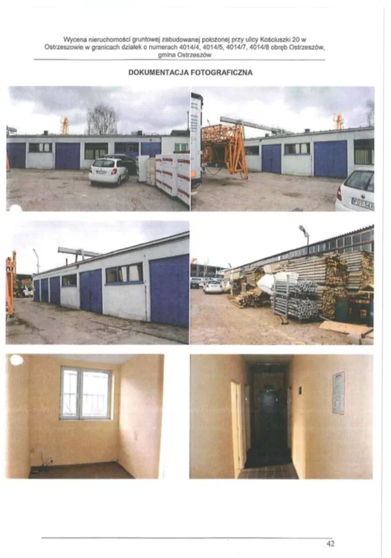 Działka 11 131,00 m², oferta nr , 42948/3186/OGS, Ostrzeszów, Tadeusza Kościuszki