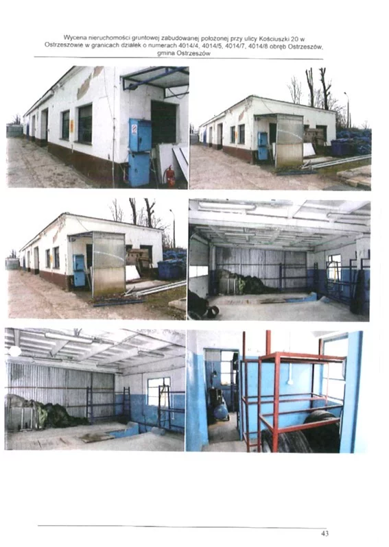 Działka 11 131,00 m², oferta nr , 42948/3186/OGS, Ostrzeszów, Tadeusza Kościuszki