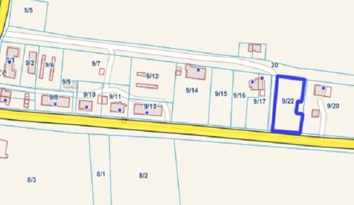 Działka 1 615,00 m², Trankwice, Sprzedaż