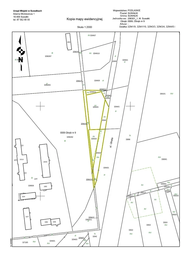 Działka 6 857,00 m², Suwałki, Utrata, Sprzedaż