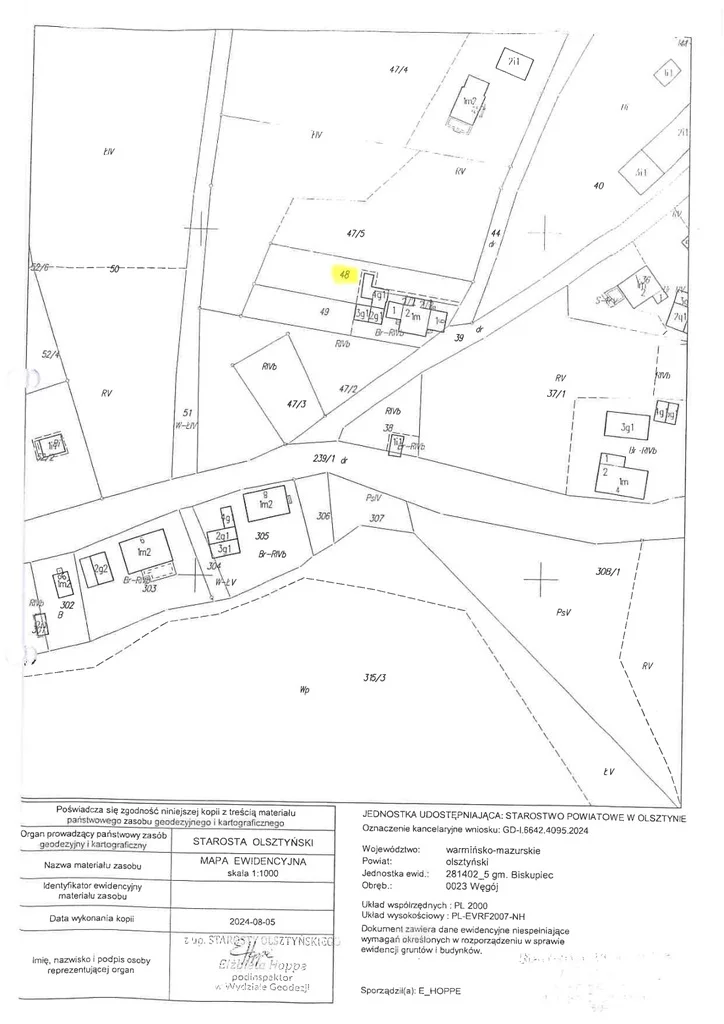 Działka 618,00 m², oferta nr , 40939/3186/OGS, Węgój-idx