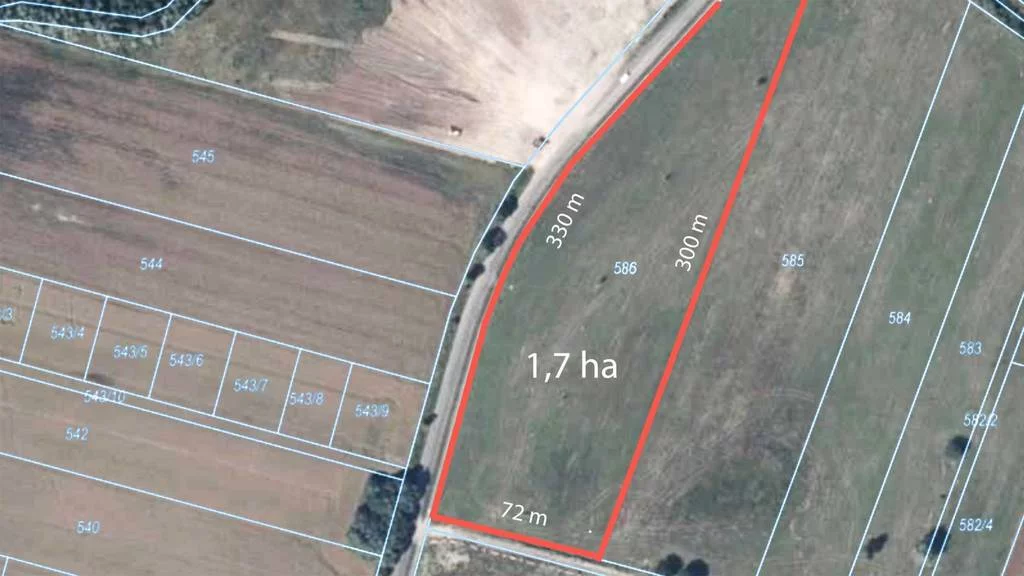 Działka 17 300,00 m², oferta nr , 42847/3186/OGS, Wiązownica