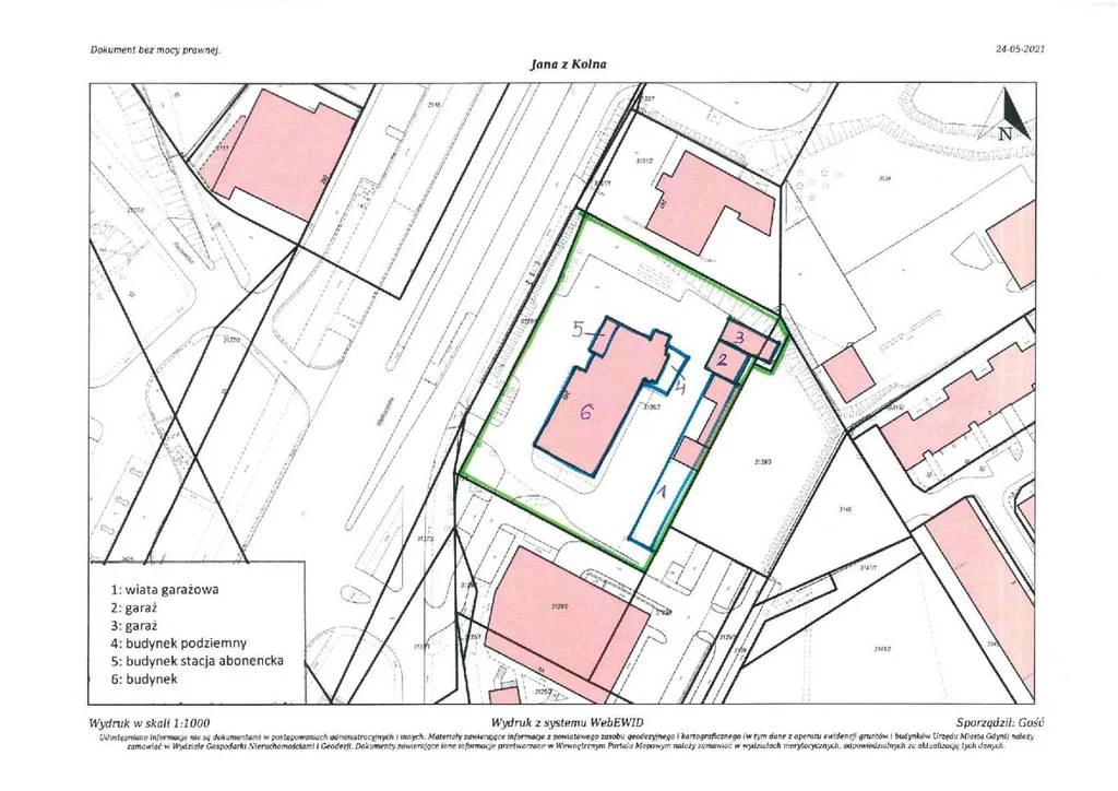 Działka 4 774,00 m², Gdynia, Wielkopolska, Wynajem