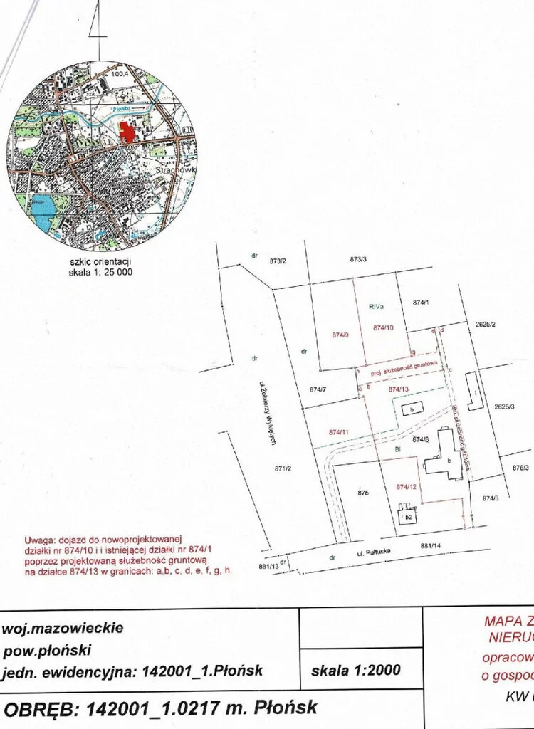 Działka 2 103,00 m², Płońsk, Żołnierzy Wyklętych, Sprzedaż