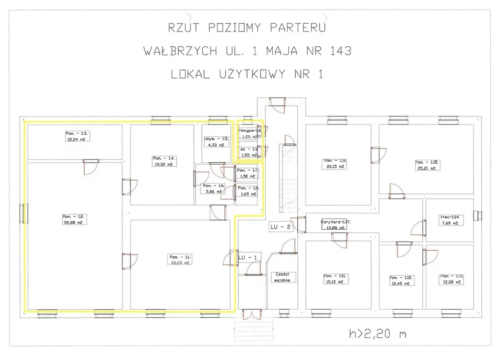 Lokal użytkowy 811,94 m², oferta nr , 10275/3186/OOS, Wałbrzych, 1 Maja