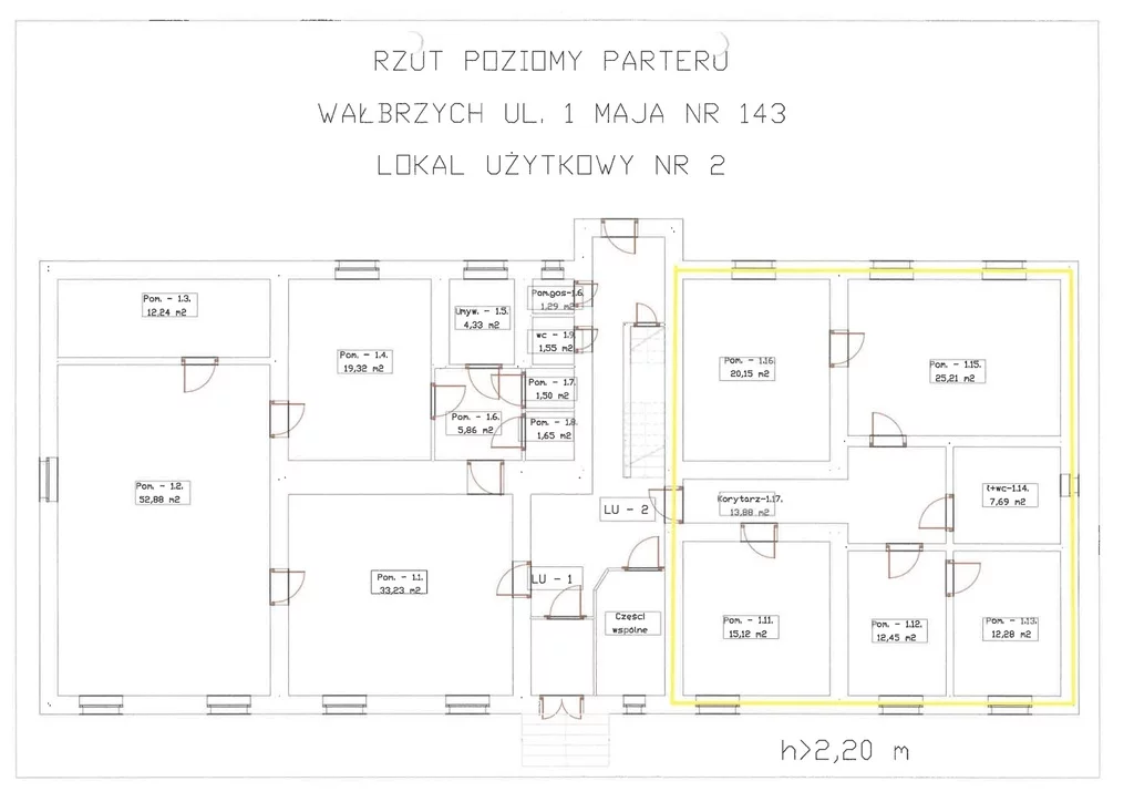 Lokal użytkowy 811,94 m², oferta nr , 10275/3186/OOS, Wałbrzych, 1 Maja