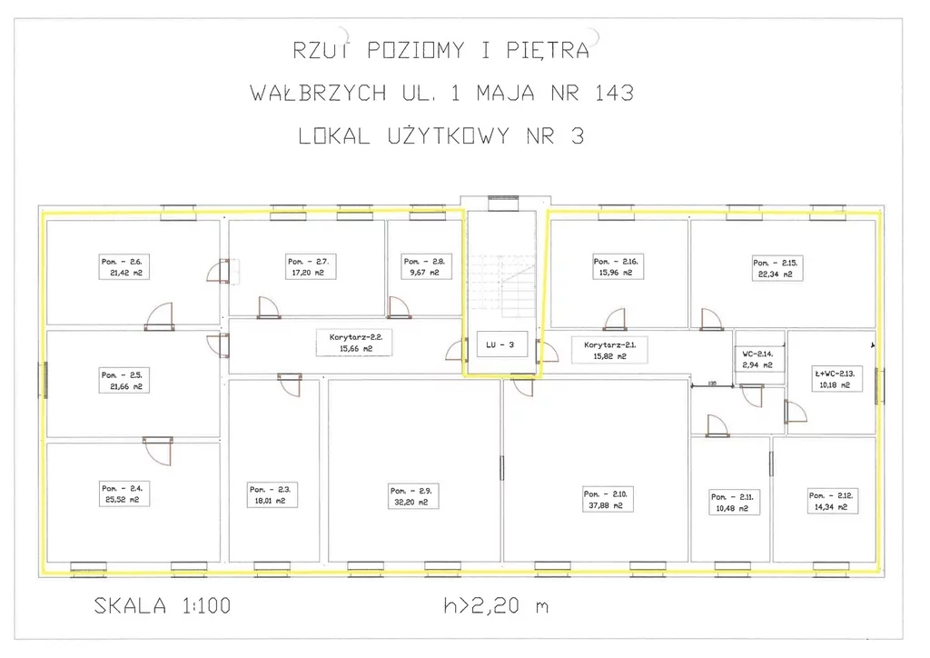 Lokal użytkowy 811,94 m², oferta nr , 10275/3186/OOS, Wałbrzych, 1 Maja