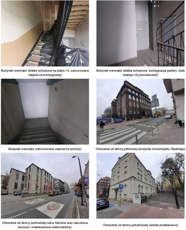 Lokal użytkowy 1 957,68 m², oferta nr , 10222/3186/OOS, Katowice, Szkolna