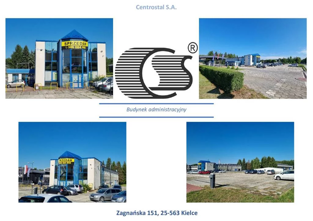 Lokal użytkowy 6 017,00 m², oferta nr , 10179/3186/OOS, Kielce, Zagnańska