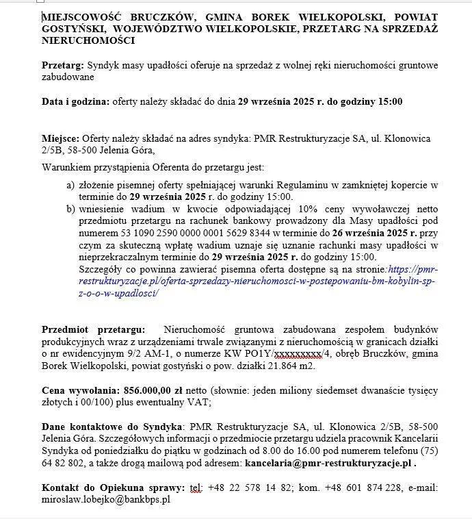 Apartamenty 10229/3186/OOS Bruczków