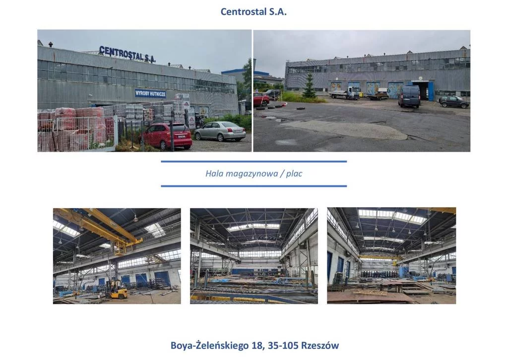 Magazyn 11 645,00 m², oferta nr , 10259/3186/OOS, Rzeszów, Tadeusza Boya-Żeleńskiego