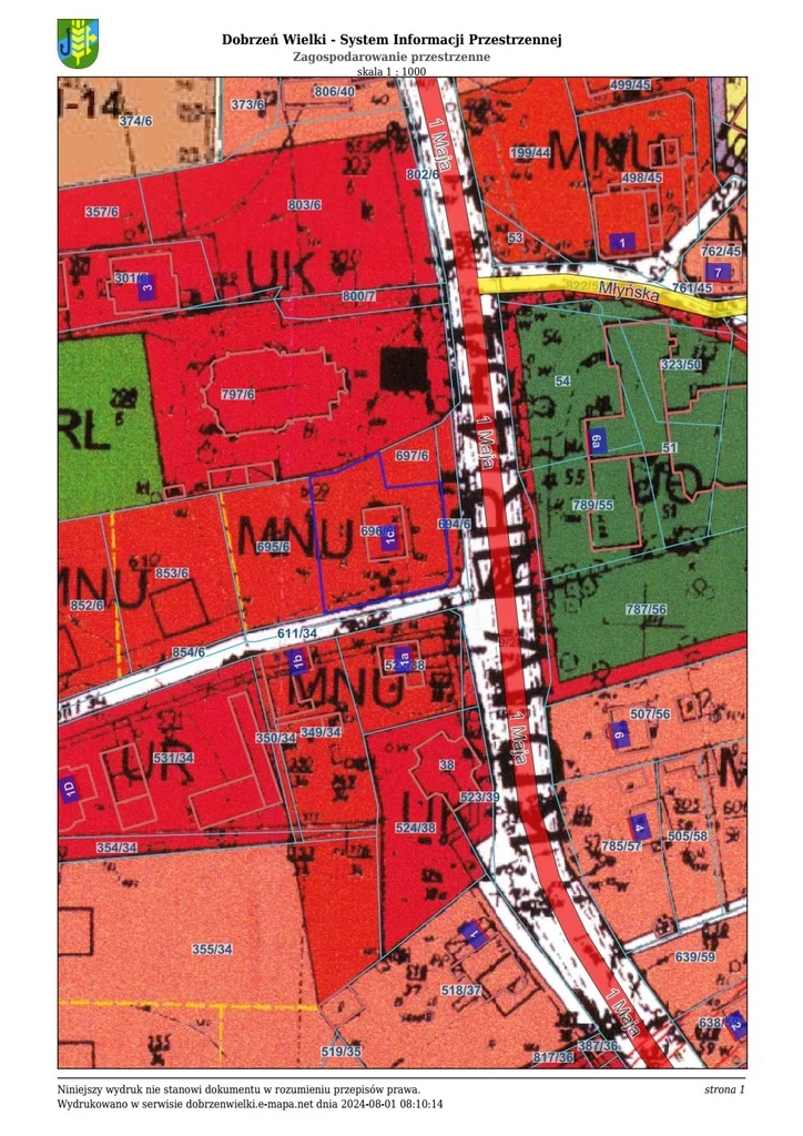 Mieszkanie dwupokojowe 48,43 m², Kup, 1 Maja, Sprzedaż