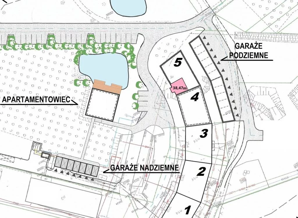 2 pokoje, mieszkanie 38,47 m², piętro 1, oferta nr , 11698/3186/OMS, Wadowice, Jana Matejki