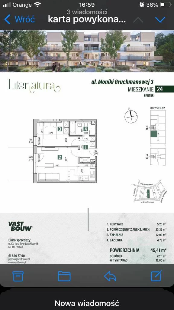 Apartamenty 11487/3186/OMS Poznań Moniki Gruchmanowej