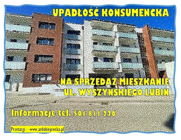 Mieszkanie dwupokojowe 64,90 m², Lubin, Prymasa Polski Stefana Wyszyńskiego, Sprzedaż