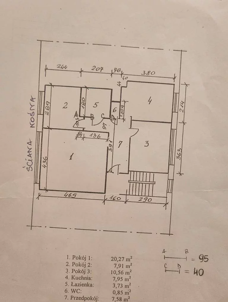 3 pokoje, mieszkanie 60,01 m², piętro 1, oferta nr , 11646/3186/OMS, Gorzów Wielkopolski, marsz. Józefa Piłsudskiego