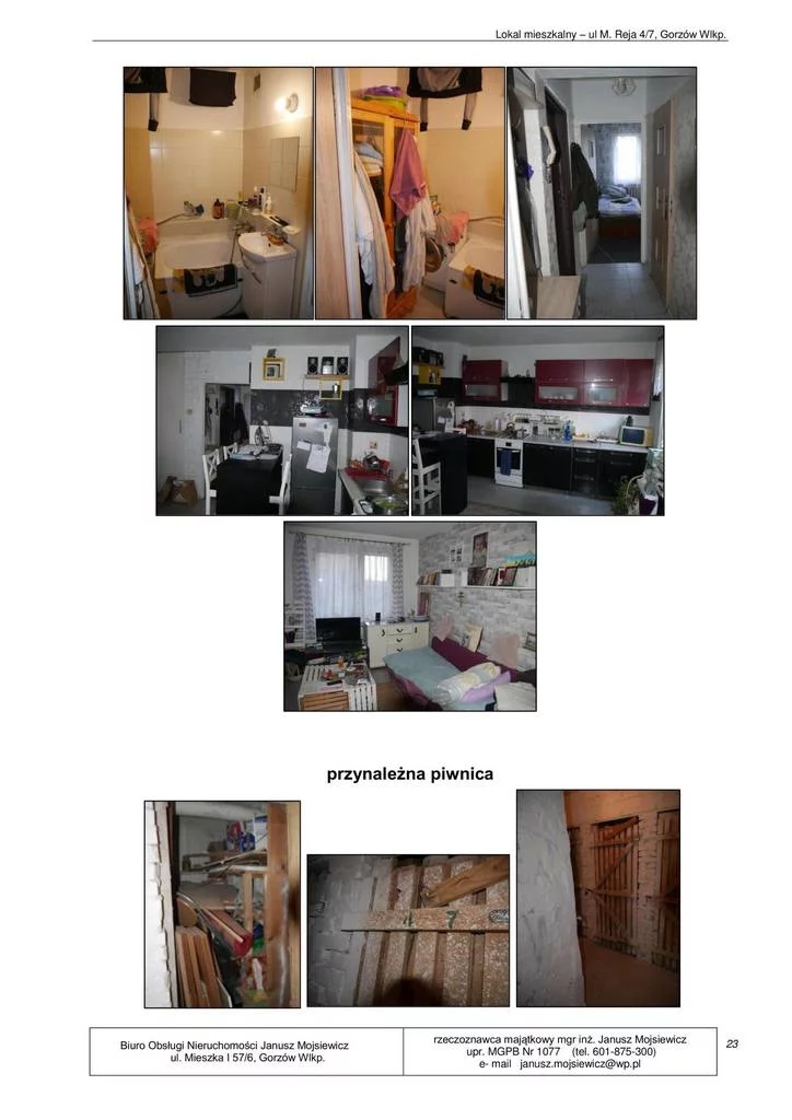 3 pokoje, mieszkanie 33,65 m², piętro 3, oferta nr , 11685/3186/OMS, Gorzów Wielkopolski, Mikołaja Reja