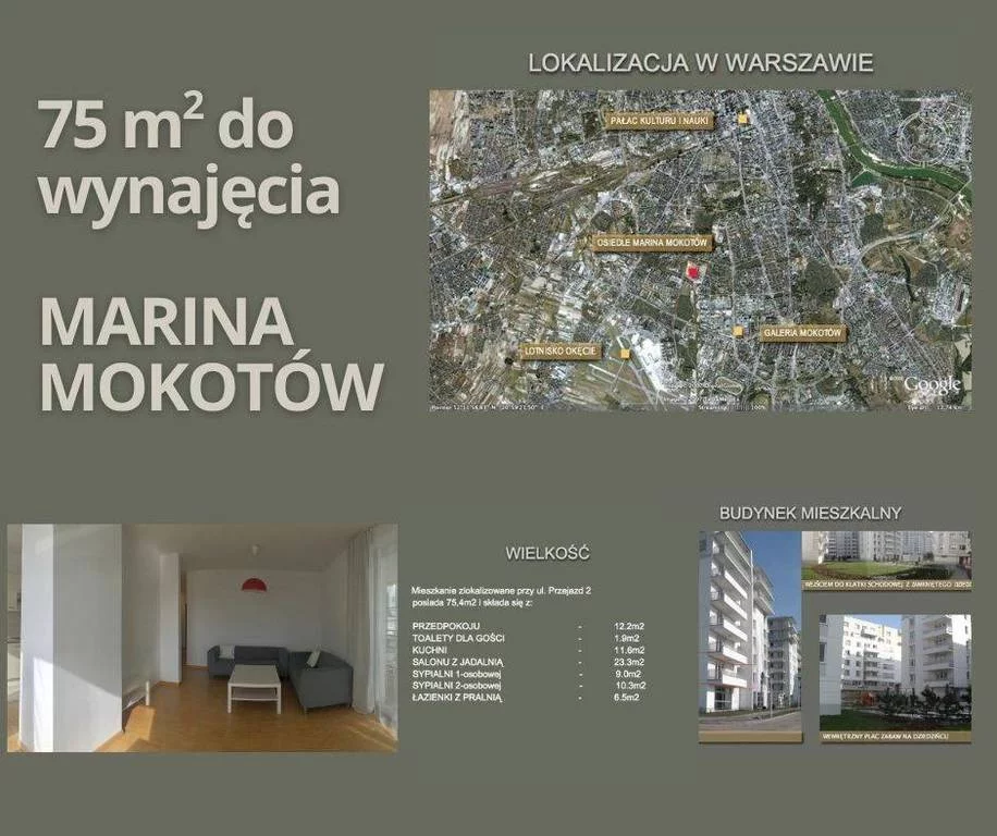 Apartamenty 3295/3186/OMW Warszawa Mokotów Przejazd