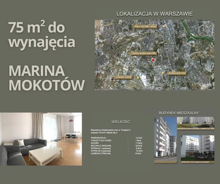 Apartamenty 3304/3186/OMW Warszawa Mokotów Przejazd