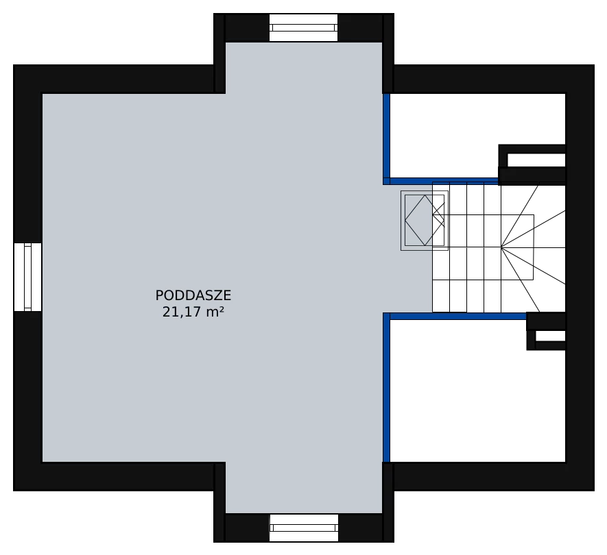 Dom 116,59 m², oferta nr E, Tyniecka, Kraków, Dębniki, Kostrze, ul. Tyniecka 167