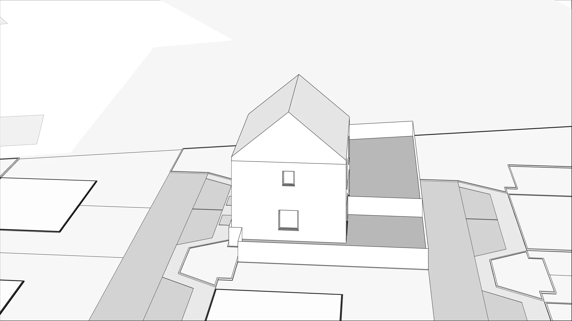 Wirtualna makieta 3D domu 82 m², H2