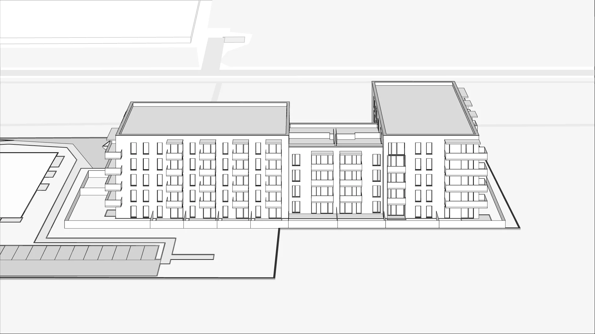 Wirtualna makieta 3D mieszkania 43.57 m², D3