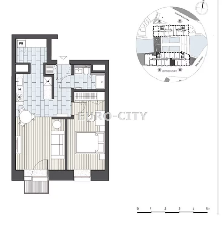 2 pokoje, apartament 46,61 m², piętro 3, oferta nr , ECT-MS-33429, Wrocław, Stare Miasto, Staromłyńska, Ostrów Tumski, komfort